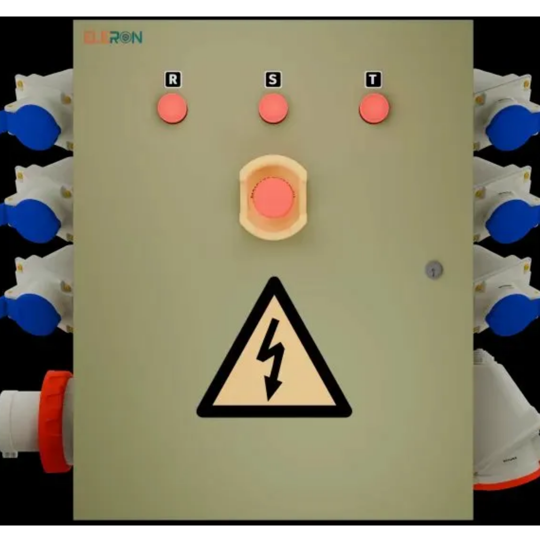 Tablero Faena Trifásico 63A - Vista frontal